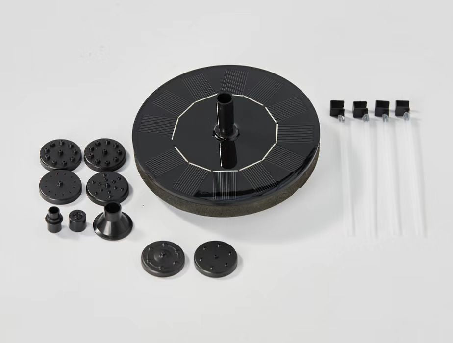 Outdoor Solar Fish Pond Oxygenating Fountain Decor