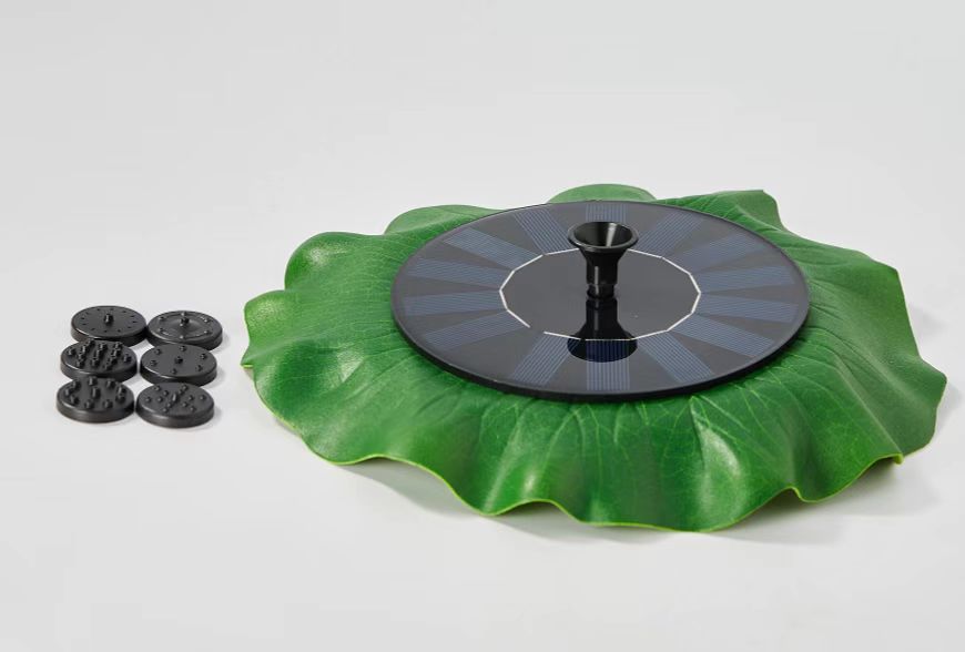 Outdoor Solar Fish Pond Oxygenating Fountain Decor