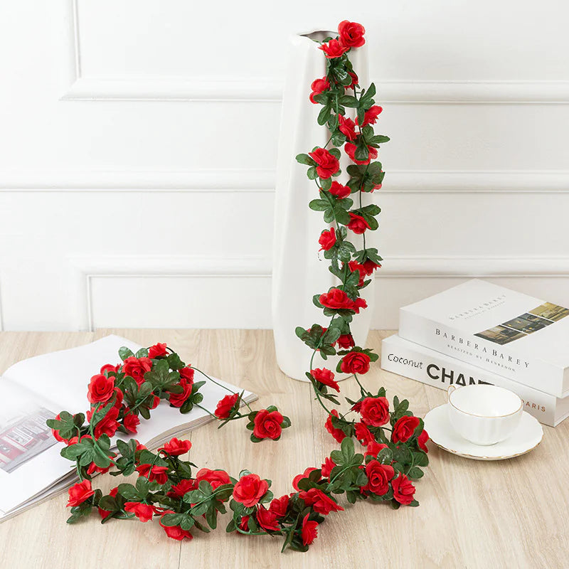 Realistic Rose Vine Decor for Home and Weddings