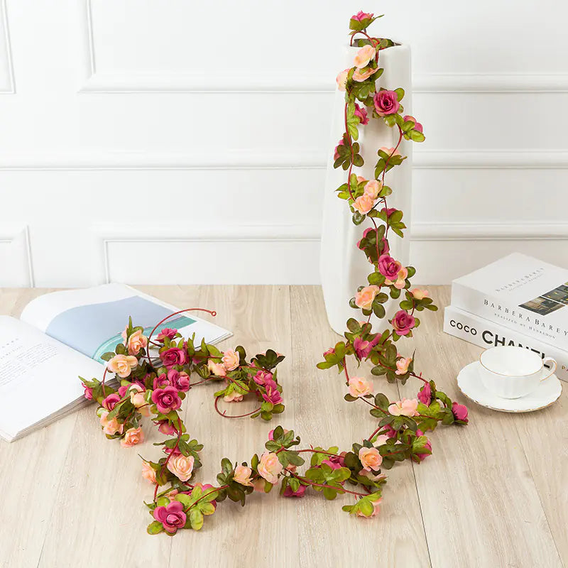 Realistic Rose Vine Decor for Home and Weddings