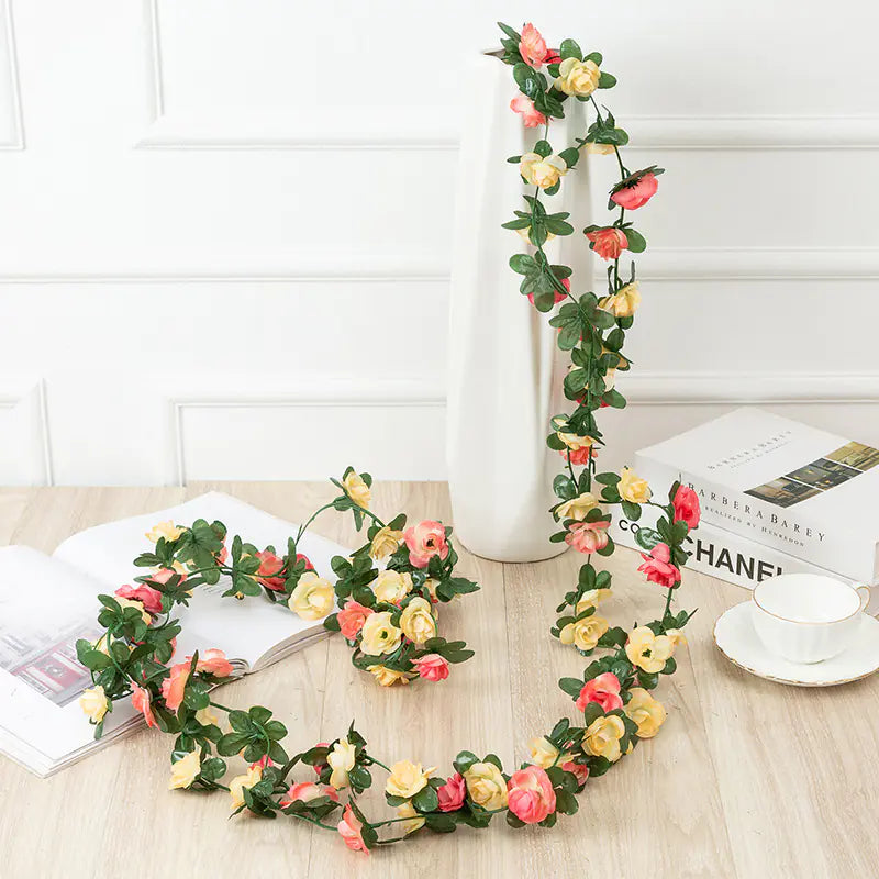 Realistic Rose Vine Decor for Home and Weddings