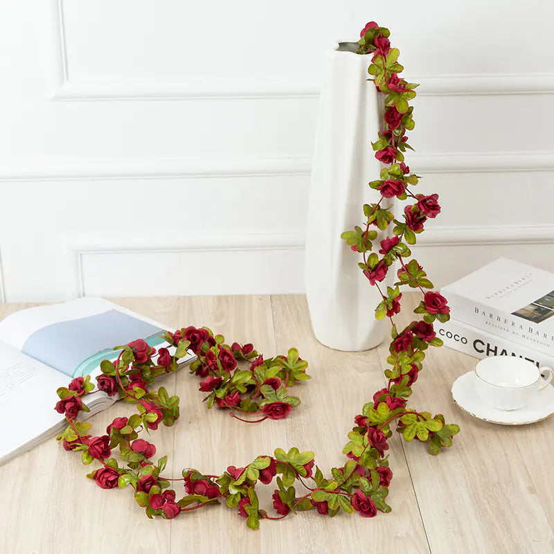 Realistic Rose Vine Decor for Home and Weddings