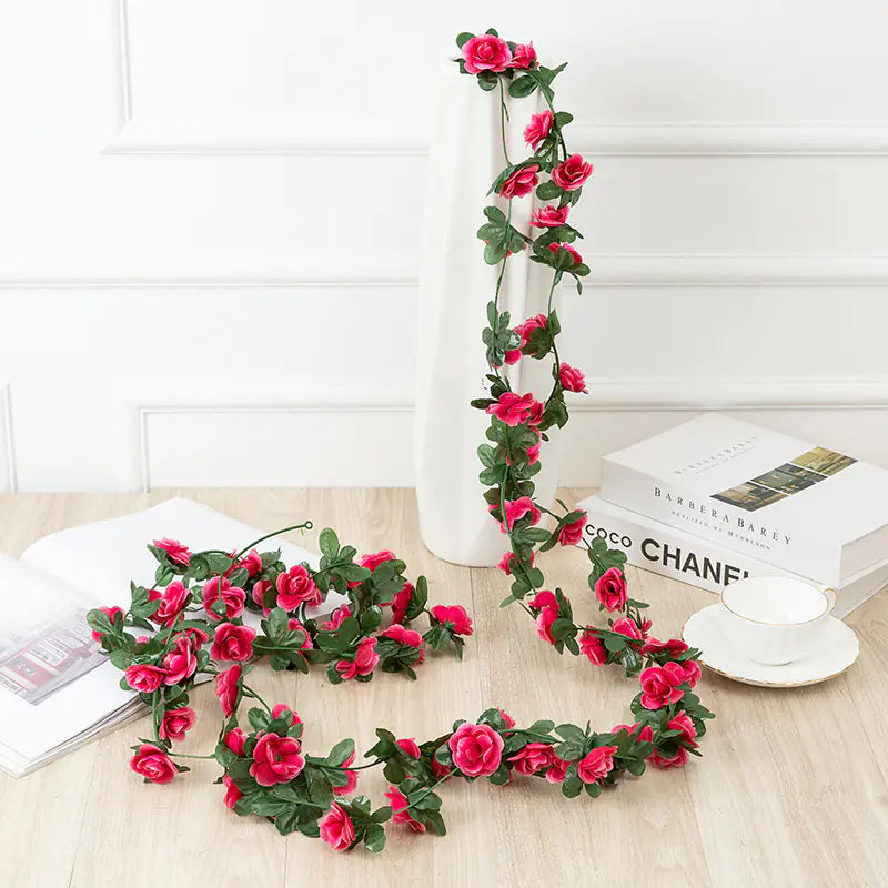 Realistic Rose Vine Decor for Home and Weddings