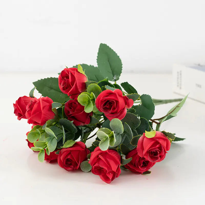 Artificial Rose and Peony Bouquet for Home Decor