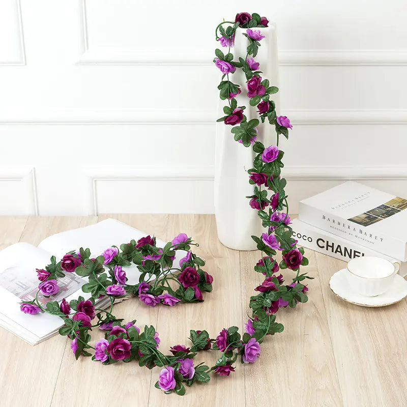 Realistic Rose Vine Decor for Home and Weddings