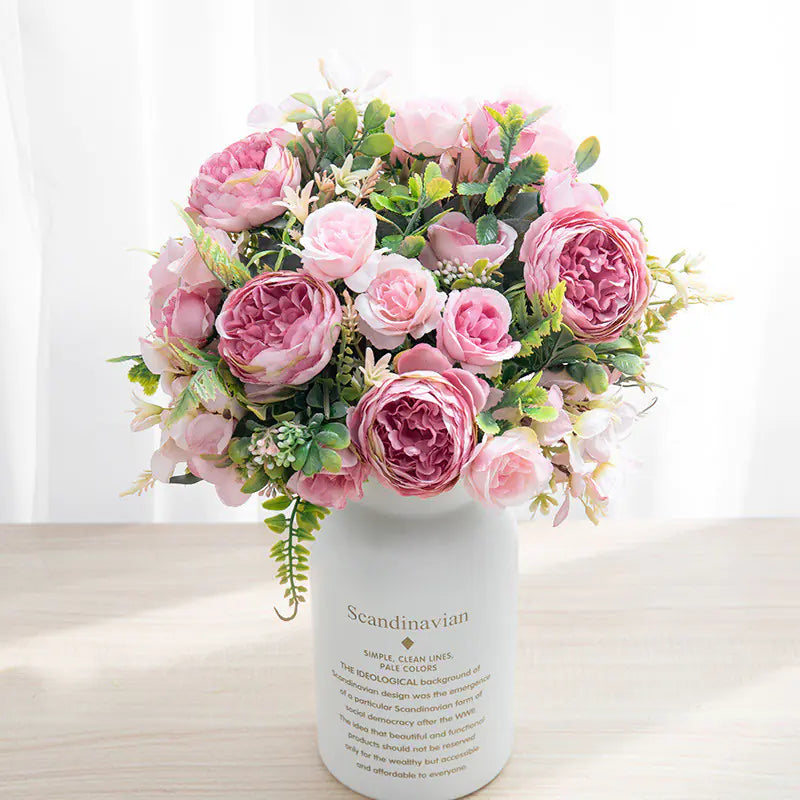 Wholesale Artificial Peony Bouquet for Home Decor