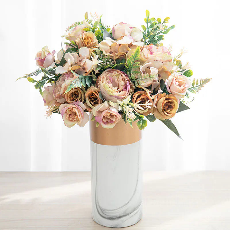 Wholesale Artificial Peony Bouquet for Home Decor